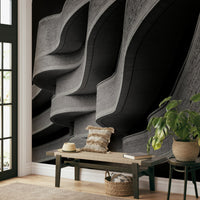 Architectural Curves Wall Mural - Wallanza