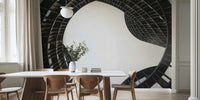 Architectural Geometry Wall Mural - Wallanza