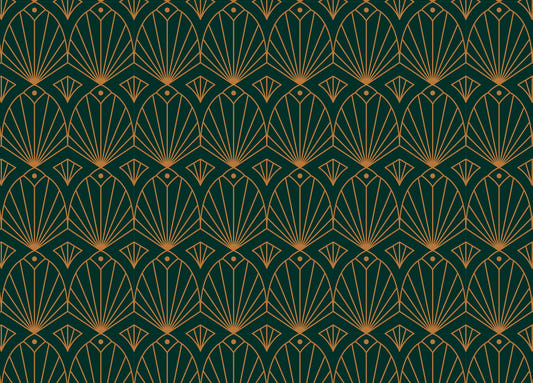 Art Deco Seamless Patterns Minimal Linear Style Wallpaper