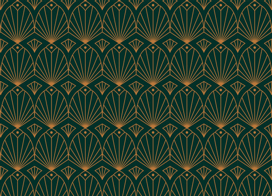 Art Deco Seamless Patterns Minimal Linear Style Wallpaper
