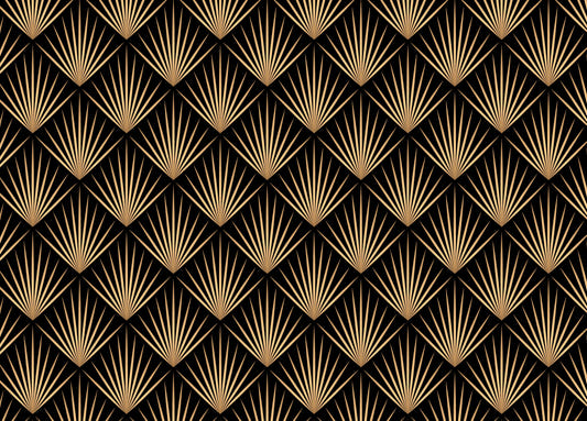 Art Deco Trellis Lines Repeat Pattern Wallpaper For Walls