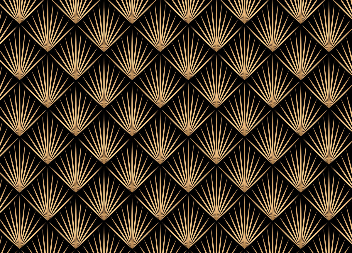 Art Deco Trellis Lines Repeat Pattern Wallpaper For Walls in your room — zoomed