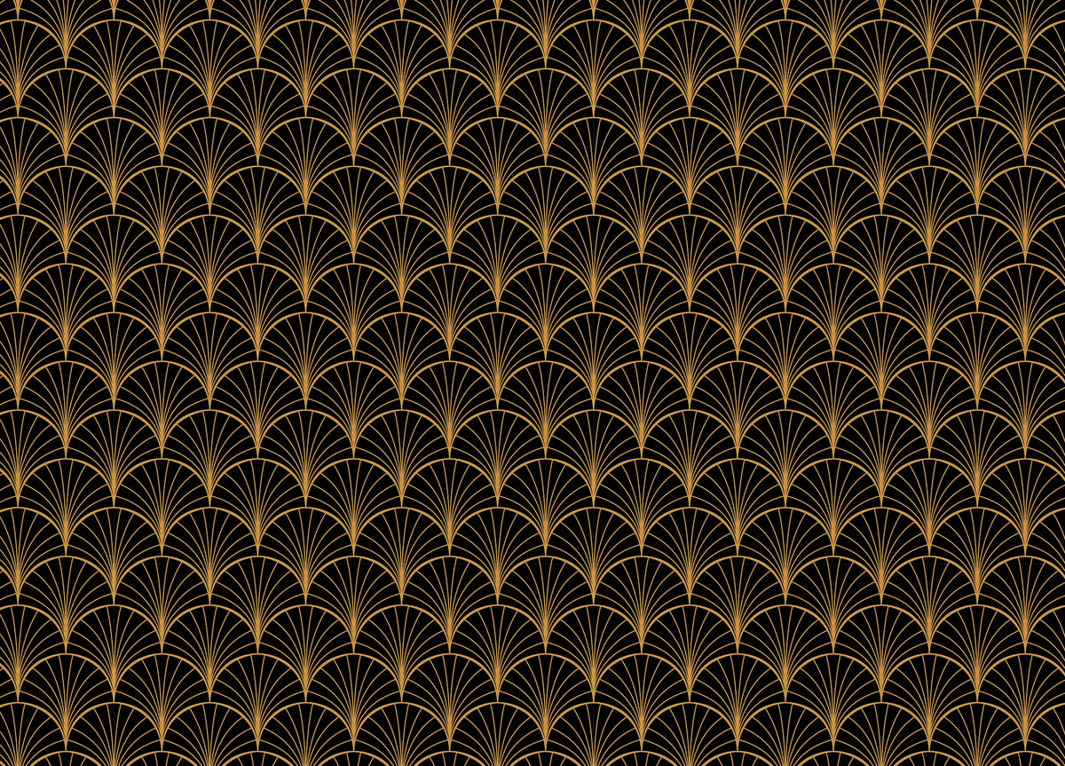 Yellow Color Art Deco Bedroom Wallpaper For Walls in your room