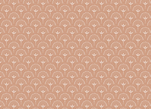Cute Boho Seamless Pattern Arches Art Deco Wallpaper