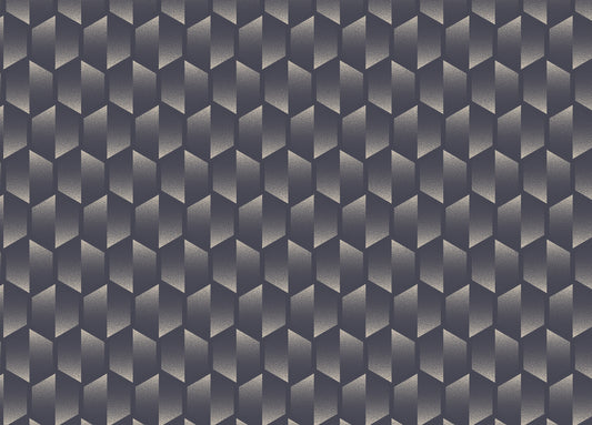 Old Fashioned Split Hexagons Design Art Deco Wallpaper