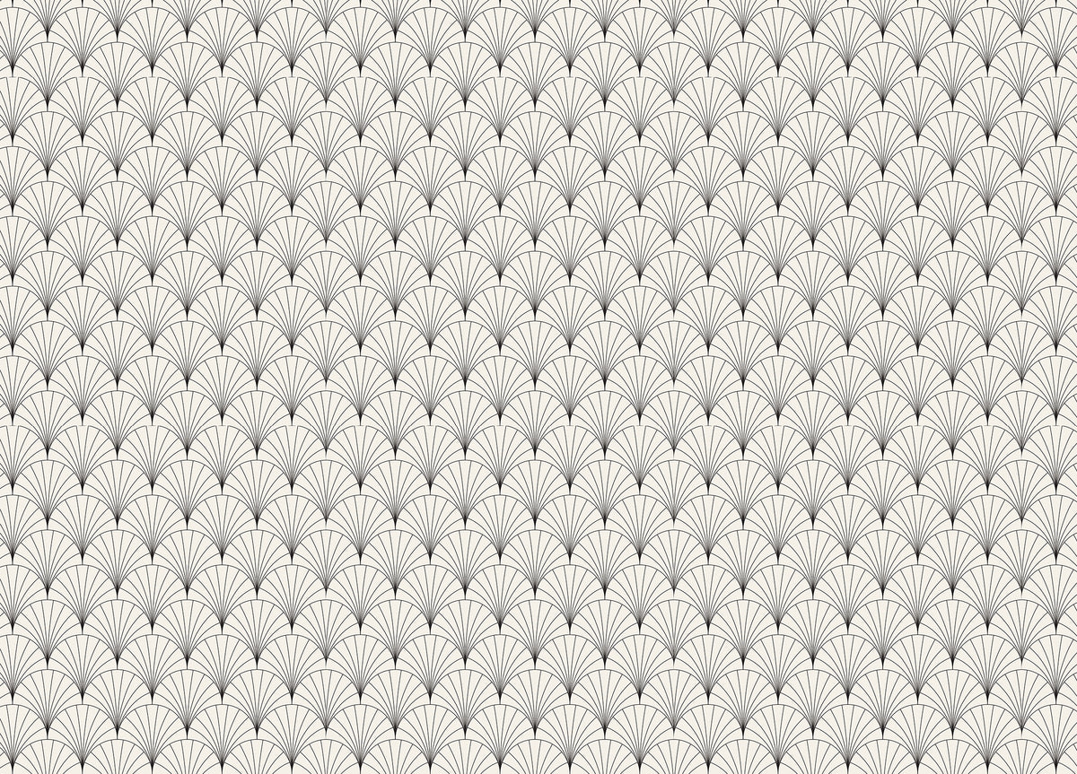 Vector Vintage Arcs Art Deco Modern Tiles Wallpaper in your room