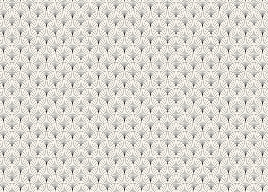 Vector Vintage Arcs Art Deco Modern Tiles Wallpaper