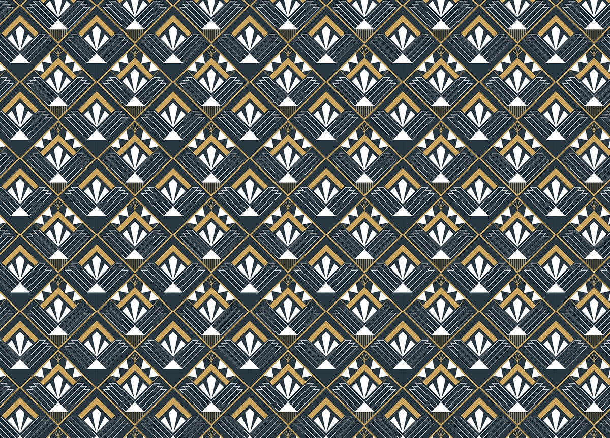 Abstract Vintage Design Art Deco Wallpaper For Walls in your room