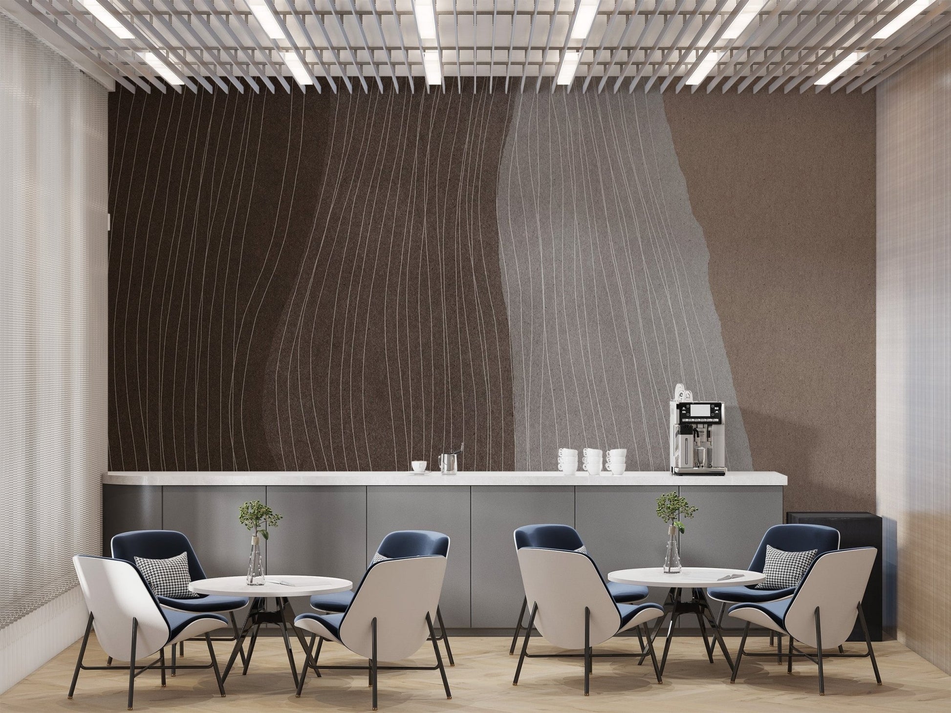 Artful Arabica Wallpaper Mural - Wallanza