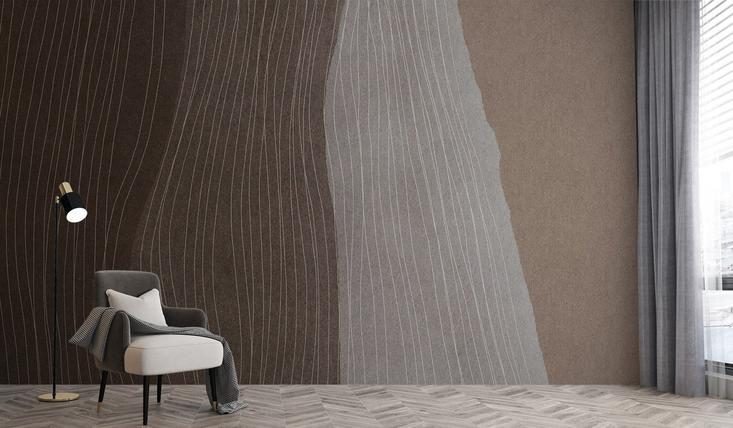 Artful Arabica Wallpaper Mural - Wallanza