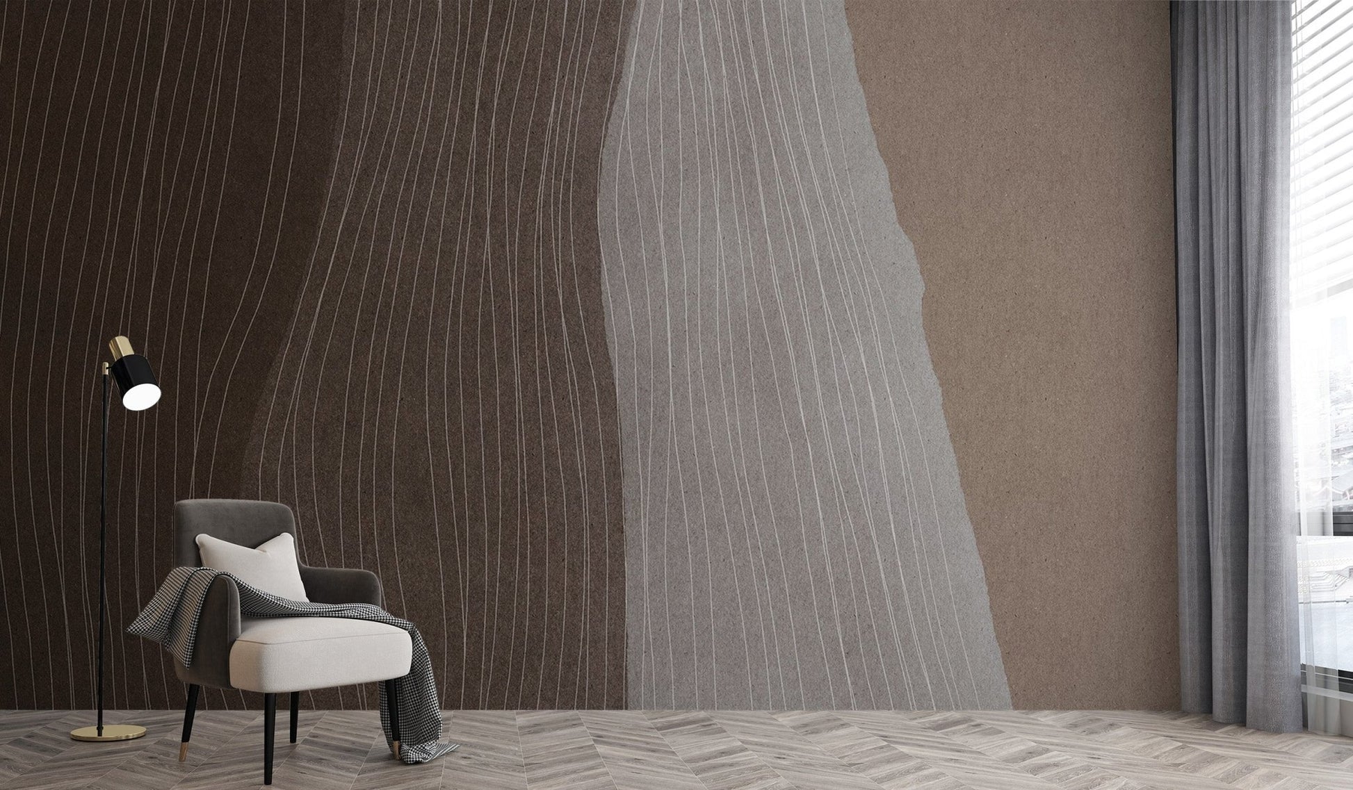 Artful Arabica Wallpaper Mural - Wallanza