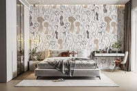 Artistic Faces Wallpaper Mural - Wallanza
