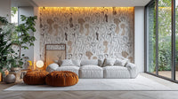 Artistic Faces Wallpaper Mural - Wallanza