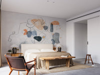 Artistic Shapes Wallpaper Mural - Wallanza
