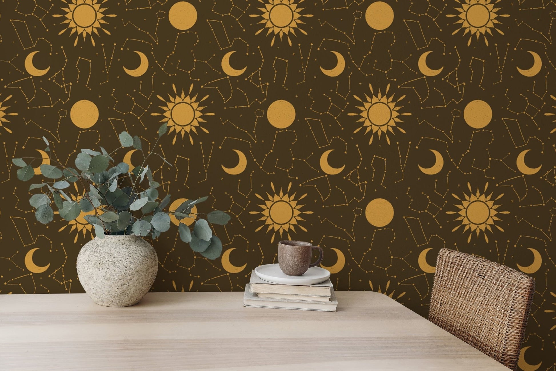 Astrology Constellations Design Wallpaper - Wallanza