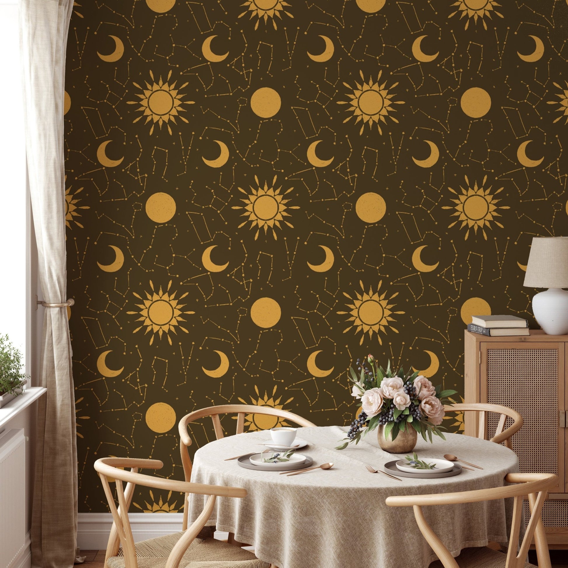 Astrology Constellations Design Wallpaper - Wallanza