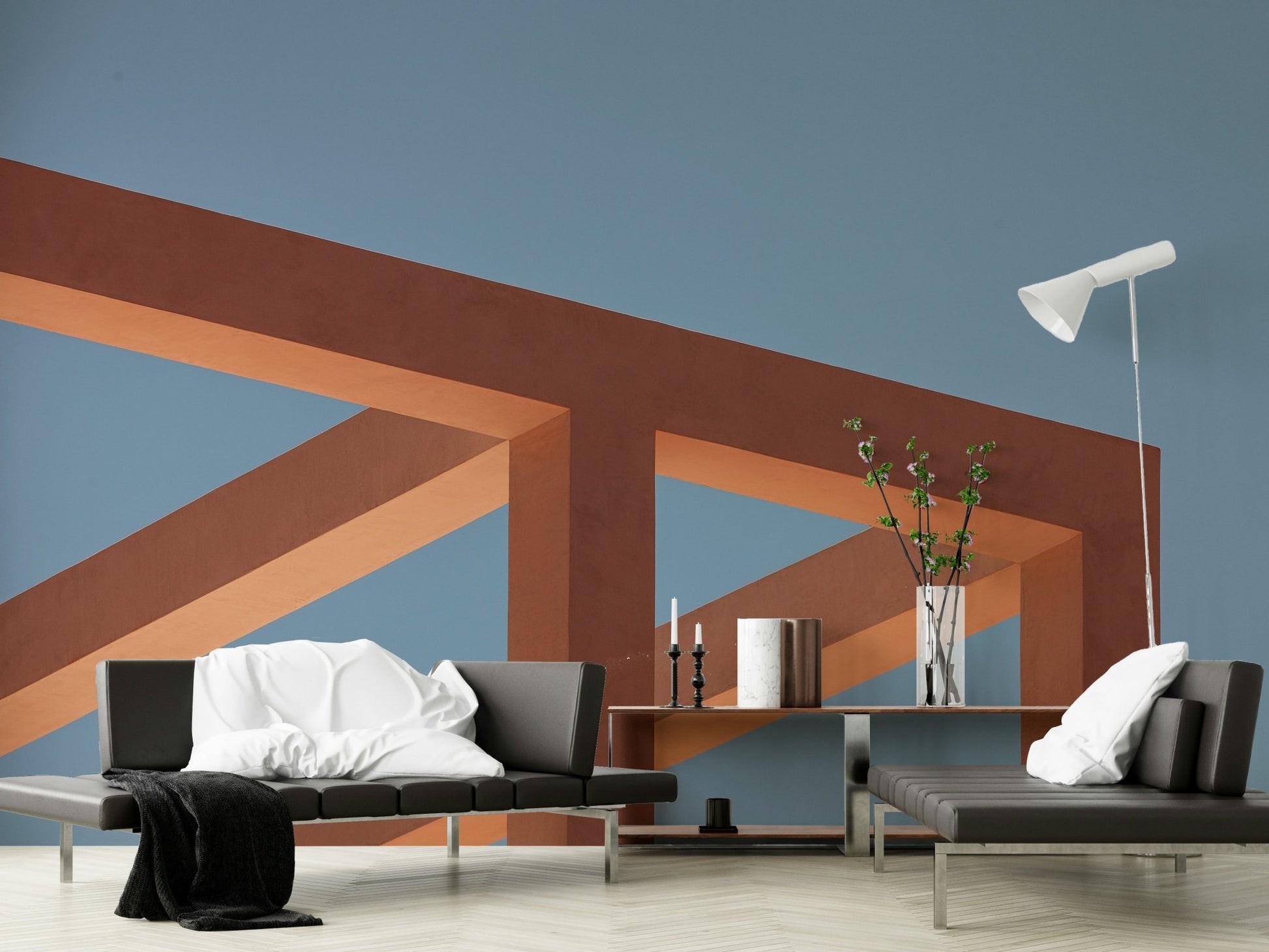 Azure Framework Wall Mural - Wallanza