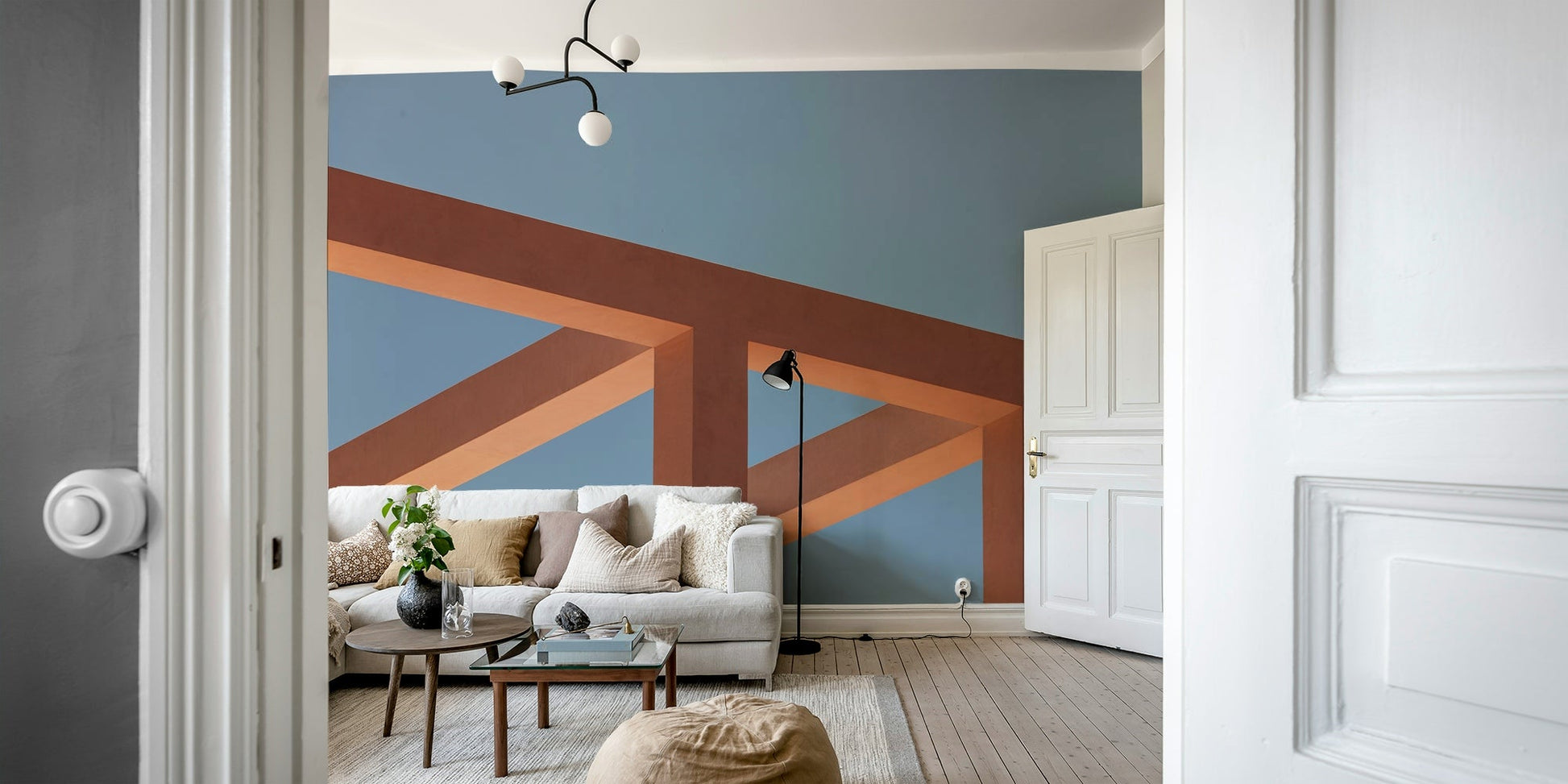 Azure Framework Wall Mural - Wallanza