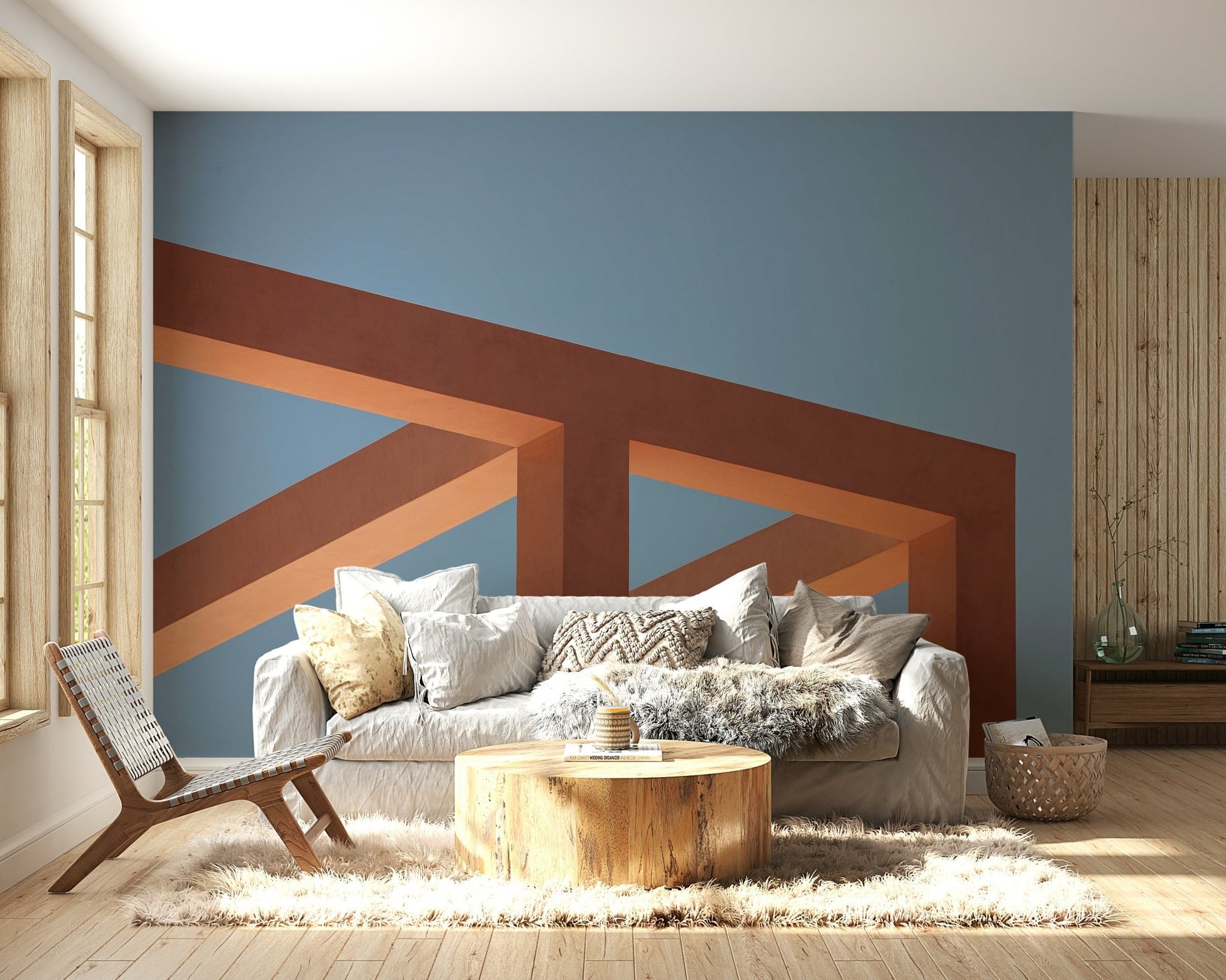 Azure Framework Wall Mural - Wallanza