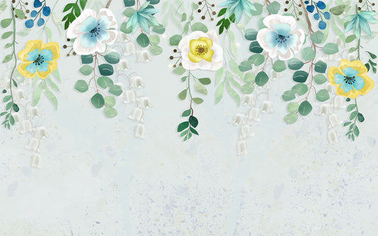 Flourishing Blossoms Wall Veil Murals