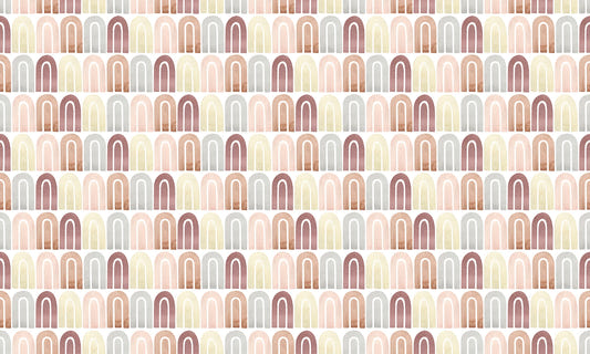 Removable Abstract Patterns Wallpaper for Kids Room