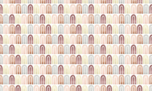 Removable Abstract Patterns Wallpaper for Kids Room