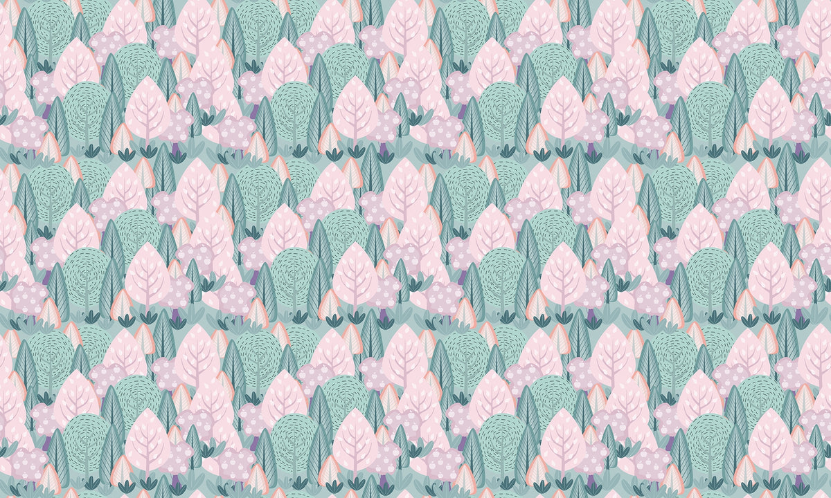 Scandinavian Serenity Scape Wallpaper in your room
