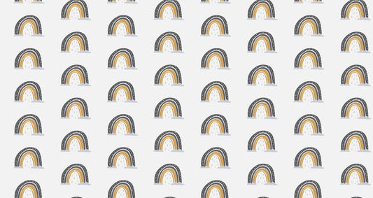 Hand Drawn Seamless Rainbow Wallpaper