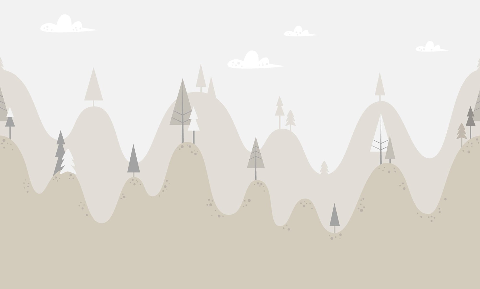 Peaceful Kids Room Mountain Retreat Murals