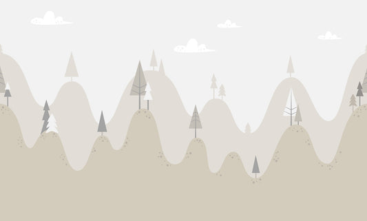 Peaceful Kids Room Mountain Retreat Murals