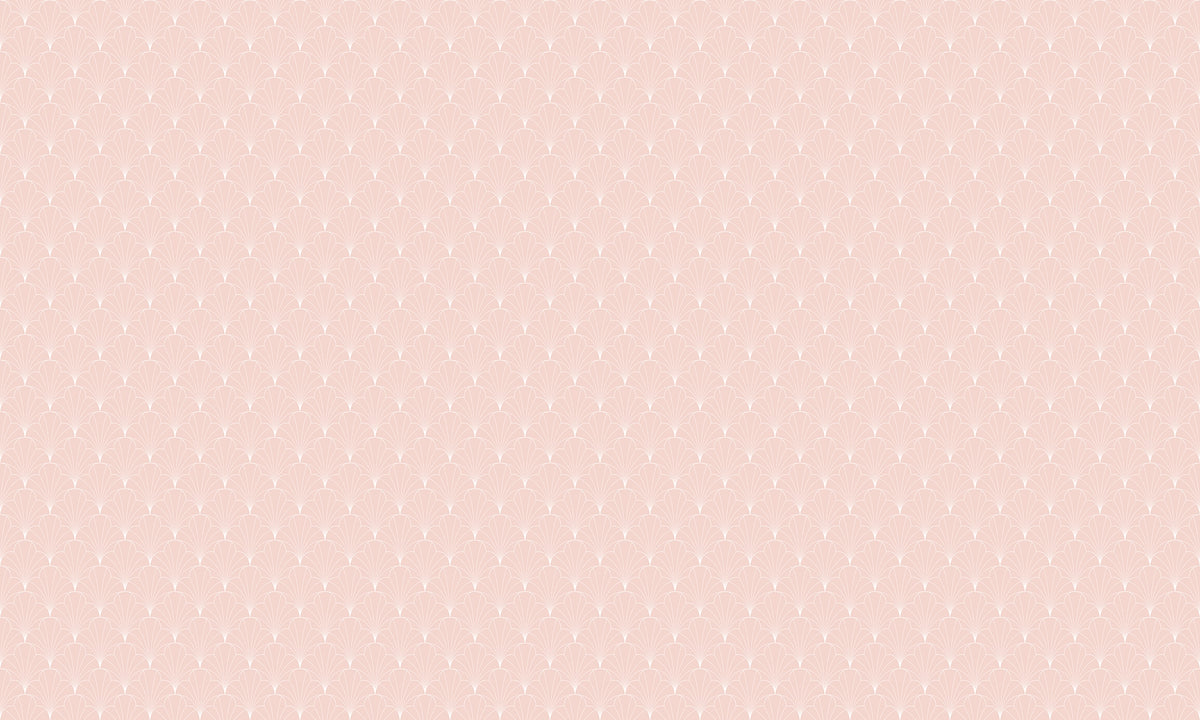 Soft Pink Deco Splendor Wallpaper in your room — zoomed