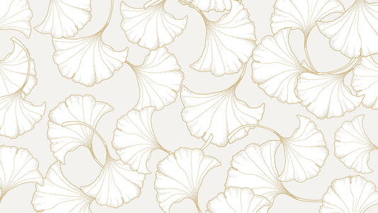 Abstract Ginkgo Leaf Delight Wall Murals