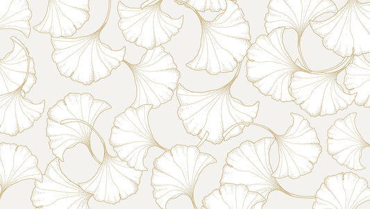 Abstract Ginkgo Leaf Delight Wall Murals