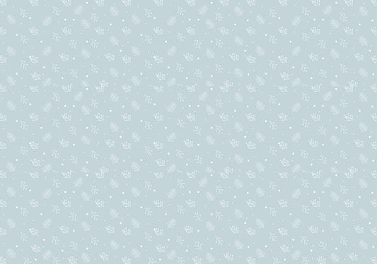 White Christmas Spruces Wallpaper for Walls