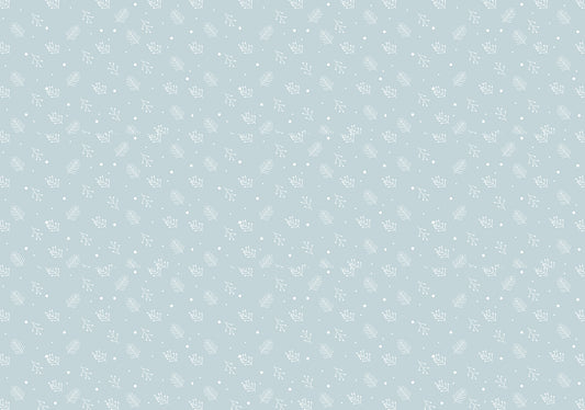 White Christmas Spruces Wallpaper for Walls