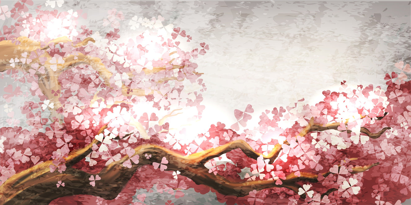 Blossoming Sakura Branches Wall Murals