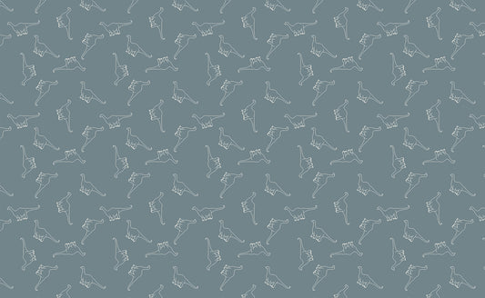 Dinosaur Treasures in Minimal Style Wallpaper