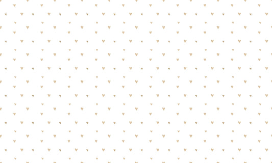 Tender Beige Gold Hearts Wallpaper