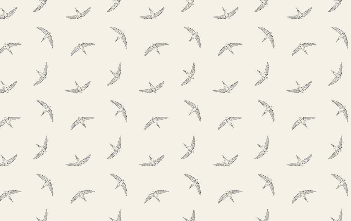 Elegant Beige Avian Elevation Wallpaper in your room — zoomed