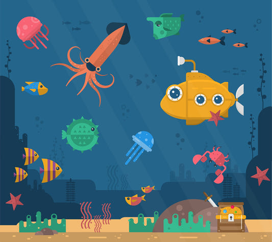 Inside the Ocean View Wall Murals