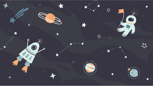 Kids Room Space Dream Wall Murals