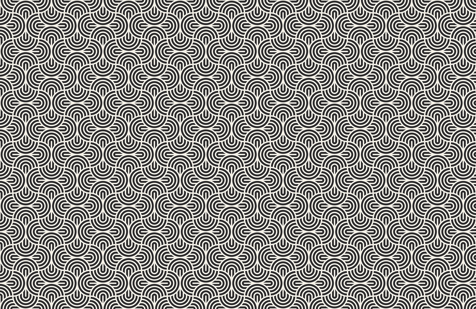 Chinese Spiral Patterns Wallpaper for Walls