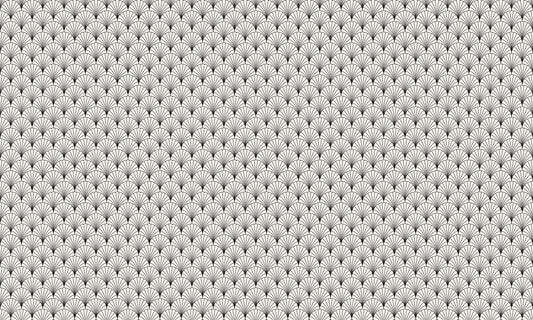 Peel & Stick Black Arch Symmetry Wallpaper