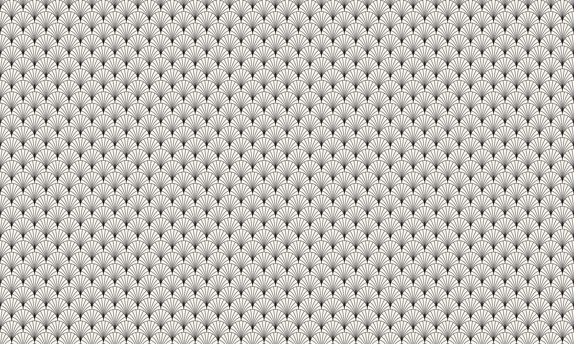 Peel & Stick Black Arch Symmetry Wallpaper