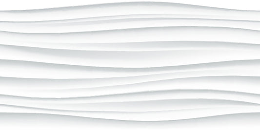3D Wave White Marble Texture Wallpaper