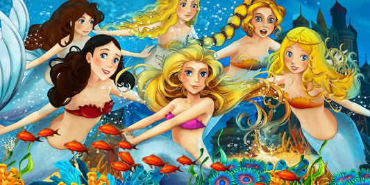 Aquatic Fairy Tale Wallpaper Murals