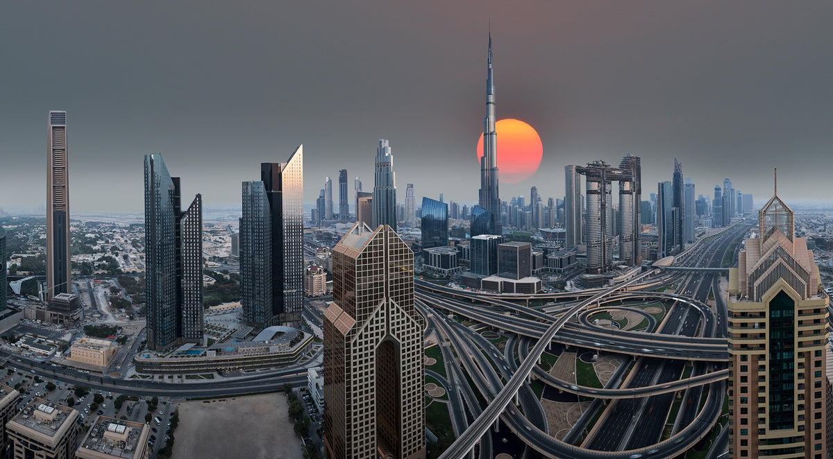 City of Gold at Sunrise Wallpaper Murals in your room