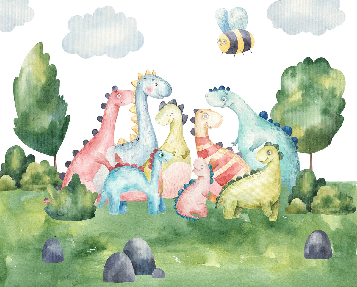 Dinosaur Fantasyland Wallpaper Murals