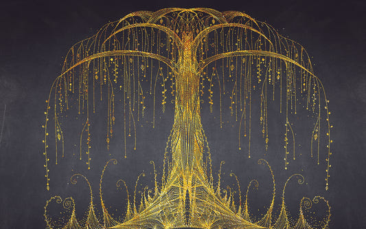 Removable Abstract Tree of Elegance Murals