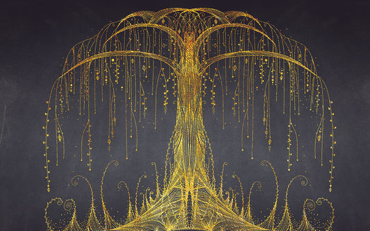 Removable Abstract Tree of Elegance Murals